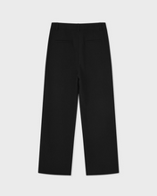 Load image into Gallery viewer, Fallett Two Tuck Wide Slacks Black