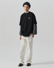 Load image into Gallery viewer, ILP Bonjour Dog Wappen T-Shirt Black