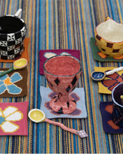 Load image into Gallery viewer, UNALLOYED Flower Knit Coaster Pink