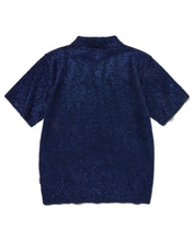 Load image into Gallery viewer, WKNDRS x Playboy® Metal Knit Polo Navy