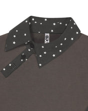 Load image into Gallery viewer, OJOS Starcut Jersey Collar Tee Stone Brown