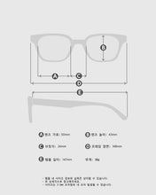 Load image into Gallery viewer, BLUE ELEPHANT Dustin Sunglasses Dark Crystal