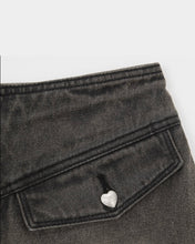 Load image into Gallery viewer, Bitter Cells Collect Washing Denim Skirt Brown