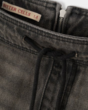 Load image into Gallery viewer, Bitter Cells Collect Washing Denim Skirt Brown