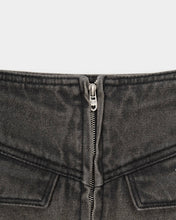 Load image into Gallery viewer, Bitter Cells Collect Washing Denim Skirt Brown