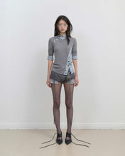 Load image into Gallery viewer, OJOS Starcut Jersey Collar Tee Mint Grey