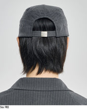 Load image into Gallery viewer, AJOBYAJO Striped Wool Blend Cap Grey