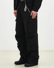Load image into Gallery viewer, DWS Layered Cargo Pants Black
