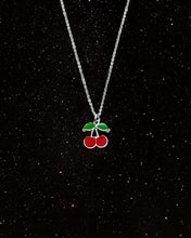 Load image into Gallery viewer, OOO Cherry SS Necklace Silver