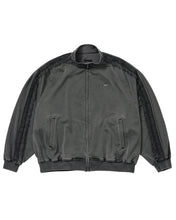 Load image into Gallery viewer, AJOBYAJO Lace Trimming Raglan Track Jacket Charcoal