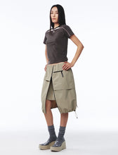 Load image into Gallery viewer, Kijun Cycle Half Sleeve Top Charcoal