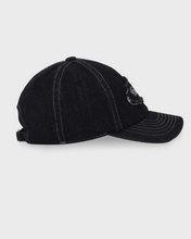 Load image into Gallery viewer, Fallett Vintage Denim Ball Cap Black