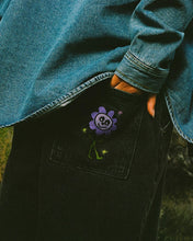 Load image into Gallery viewer, WKNDRS Iscream Denim Shorts Black