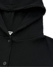Load image into Gallery viewer, PLASMA SPHERE Patch Applique Hooded Jumper Black