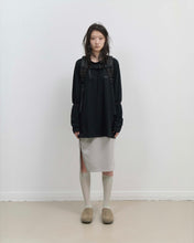 Load image into Gallery viewer, OJOS Mesh Band Puff Sleeve Black