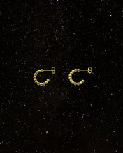 Load image into Gallery viewer, OOO Droplet SS Hoop Earrings Gold