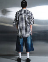 Load image into Gallery viewer, DWSE Washed Denim Bermuda Shorts Blue