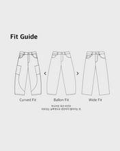 Load image into Gallery viewer, DWSE Balloon Fit Denim Pants Khaki