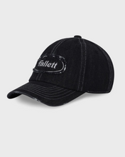 Load image into Gallery viewer, Fallett Vintage Denim Ball Cap Black