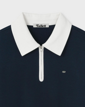 Load image into Gallery viewer, Fallett Collar Short Sleeve Navy