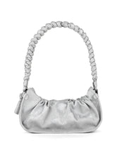 Load image into Gallery viewer, TOITT Mini Knot Twist Shoulder Bag Silky Silver