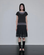 将图片加载到图库查看器,FLARE UP 3-Layered Henley T-shirt Black
