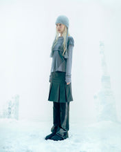 Load image into Gallery viewer, OJOS Double Strap Angora Beanie Grey