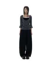 Load image into Gallery viewer, OJOS Hotfix Logo Wide Sweatpants Black
