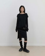 Load image into Gallery viewer, OJOS Halter Strap Long Sleeve Black