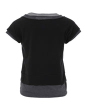 将图片加载到图库查看器,FLARE UP 3-Layered Henley T-shirt Black