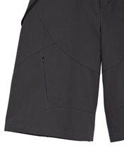 将图片加载到图库查看器,FLARE UP Asymmetrical Bermuda Shorts Charcoal