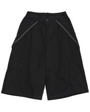 将图片加载到图库查看器,FLARE UP Asymmetrical Bermuda Shorts Black