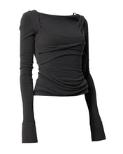 将图片加载到图库查看器,FLARE UP Layered Bustier Long Sleeve Black