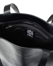 Load image into Gallery viewer, AJOBYAJO Vegan Leather Dual Tote Bag Black