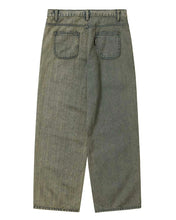 Load image into Gallery viewer, AJOBYAJO Stripe Contrast Jeans Sand
