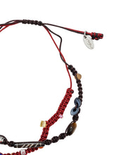 Load image into Gallery viewer, AJOBYAJO Wabisabi Knot Layered Bracelet Red