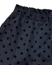 Load image into Gallery viewer, PLASMA SPHERE Dot Lace Shorts Navy
