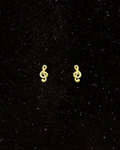 Load image into Gallery viewer, OOO Treble SS Earrings Gold