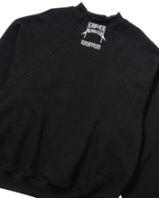 Load image into Gallery viewer, AJOBYAJO Raglan High Neck Arch Logo Sweatshirt Black