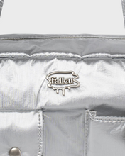 Load image into Gallery viewer, Fallett Glossy Mini Duffel Bag Siiver