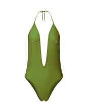 Load image into Gallery viewer, METALBELLY One Metal Love Swimsuit Green