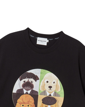 Load image into Gallery viewer, ILP Musician Band Dog T-Shirt Black