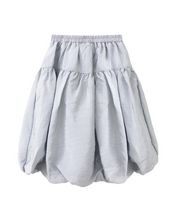 Load image into Gallery viewer, PLASMA SPHERE Cloud Ribbon Balloon Skirt Light Grey