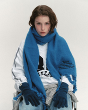 Load image into Gallery viewer, Fallett Story Logo Long Muffler Blue