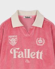 Load image into Gallery viewer, Fallett Velour Collar Sweatshirt Pink