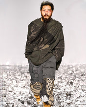 Load image into Gallery viewer, AJOBYAJO Camouflage Leopard Mixed Sweatshirt Charcoal