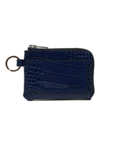 Load image into Gallery viewer, WKNDRS Croc Card Wallet Navy