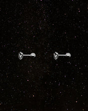 Load image into Gallery viewer, OOO Roses SS Earrings Silver