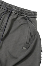 Load image into Gallery viewer, AJOBYAJO Lace Trimming Track Pants Charcoal