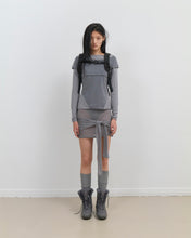 Load image into Gallery viewer, OJOS Halter Strap Long Sleeve Grey